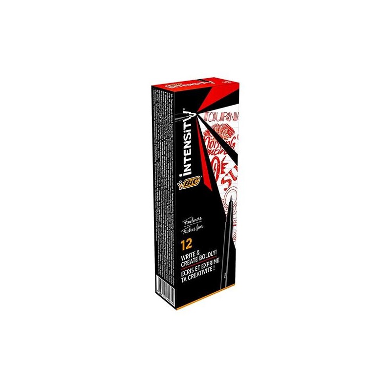 Rotulador Bic Intensity Fine- Punta 0,8 mm - Color rojo Rotulador Bic Intensity Fine- Punta 0,8 mm - Color rojo
