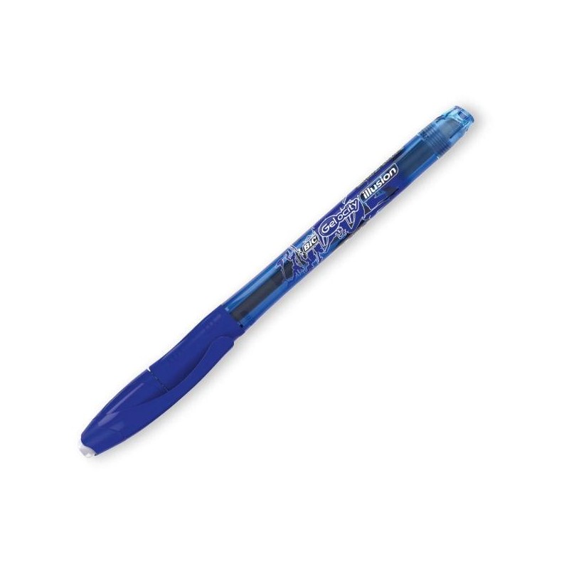 Bolígrafo borrable Bic Gelocity Illusion - Punta 0,7 mm - Color azul Bolígrafo borrable Bic Gelocity Illusion - Punta 0,7 mm - Color azul