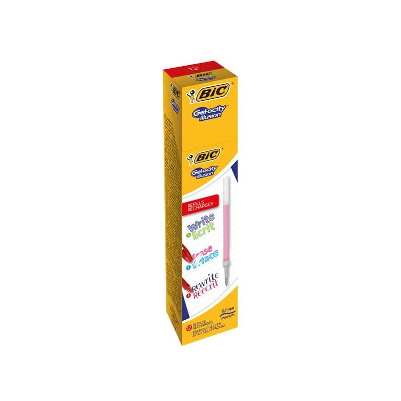 Recambio Bic Gel-Ocity Illusion rojo Recambio Bic Gel-Ocity Illusion rojo