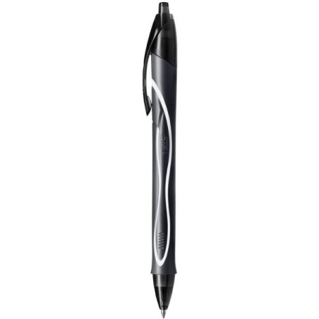 Roller retráctil Bic Gel Ocity Quick Dry - 0,7 mm - Color negro