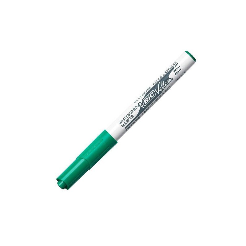 Marcador pizarra Bic Velleda 1741 - Punta cónica - Trazo 1,4 mm - Color verde Marcador pizarra Bic Velleda 1741 - Punta cónica - Trazo 1,4 mm - Color verde