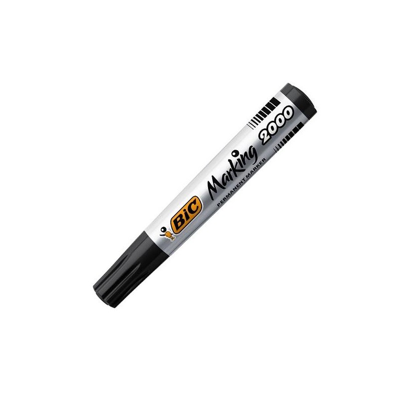 Marcador permanente Bic Marking 2000 - Punta cónica - Trazo 1,7 mm - Color negro