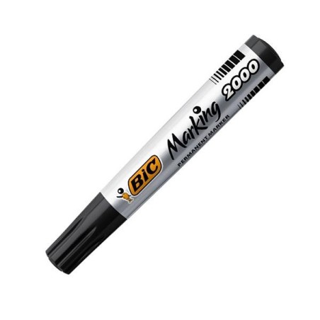 Marcador permanente Bic Marking 2000 - Punta cónica - Trazo 1,7 mm - Color negro