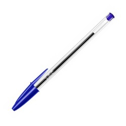 Bolígrafo Bic Cristal - Punta 1 mm - Color azul