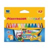 Ceras plásticas Plastidecor peques - Colores surtidos - Estuche 12 ud