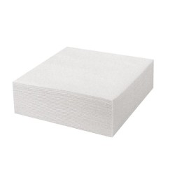Servilletas individuales Bunzl - 2 capas - Color blanco - 100 ud