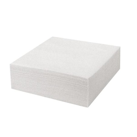 Servilletas individuales Bunzl - 2 capas - Color blanco - 100 ud