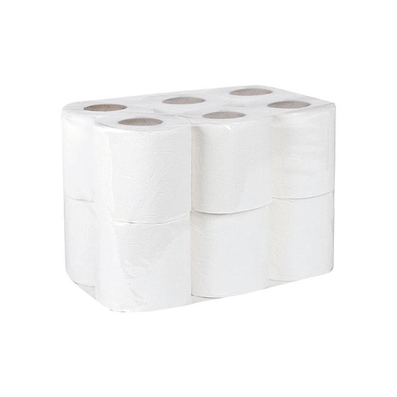 Papel higiénico doméstico Bunzl - 2 capas - 108 ud