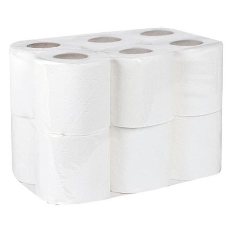 Papel higiénico doméstico Bunzl - 2 capas - 12 ud