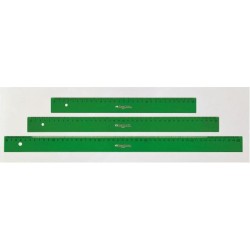 Regla técnica graduada Faber Castell - 30 cm - Color verde