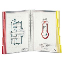Clasificador de pared Durable Function - A4 - 10 fundas