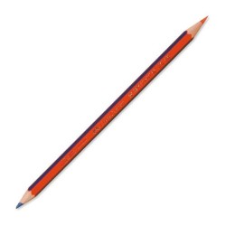 Lápiz de grafito Faber-Castell Bicolor - Mina 3,3 mm Color rojo - azul