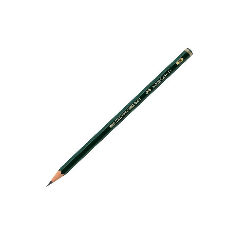 Lápiz grafito Faber Castell 9000 - 2H