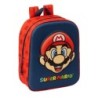 Safta Super Mario Mochila Guarderia 3D    Asa de Mano    Compartimento Principal con Cremallera