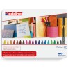 Rotulador edding 1200 - Trazo 1 mm - Colores surtidos - Estuche 20 ud