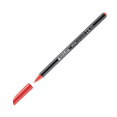 Rotulador edding 1200 - Trazo 1 mm - Color rojo