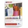 Rotulador edding 1200 - Trazo 1 mm - Colores surtidos - Estuche 10 ud