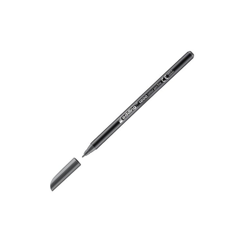 Rotulador edding 1200 - Trazo 1 mm - Color gris Rotulador edding 1200 - Trazo 1 mm - Color gris