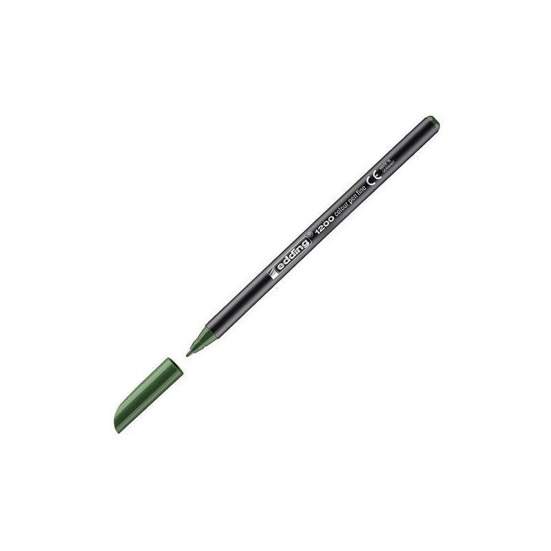 Rotulador edding 1200 - Trazo 1 mm - Color verde oliva Rotulador edding 1200 - Trazo 1 mm - Color verde oliva