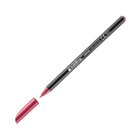 Rotulador edding 1200 - Trazo 1 mm - Color carmín