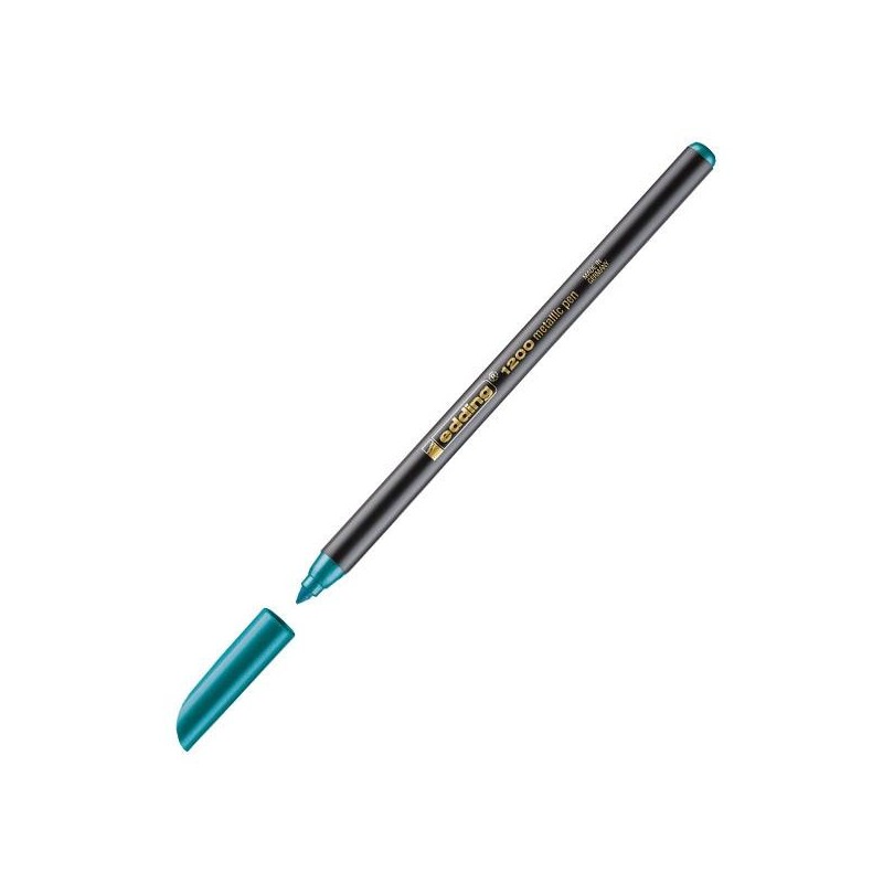 Rotulador edding 1200 Metallic - Trazo 1 - 3 mm - Color verde Rotulador edding 1200 Metallic - Trazo 1 - 3 mm - Color verde