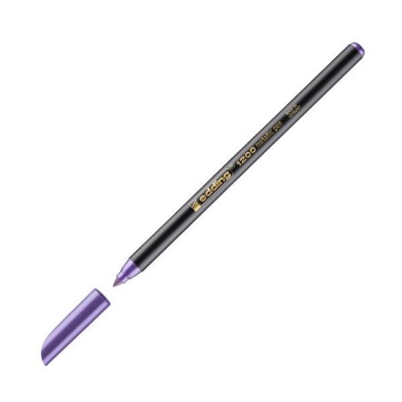 Rotulador edding 1200 Metallic - Trazo 1 - 3 mm - Color violeta