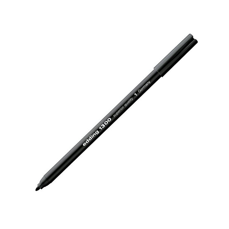 Rotulador edding 1300 - Trazo 2 mm - Color negro