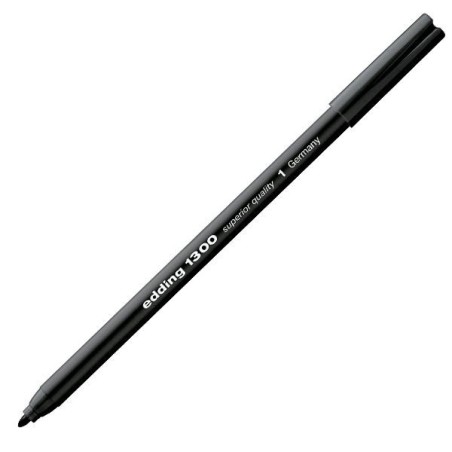 Rotulador edding 1300 - Trazo 2 mm - Color negro