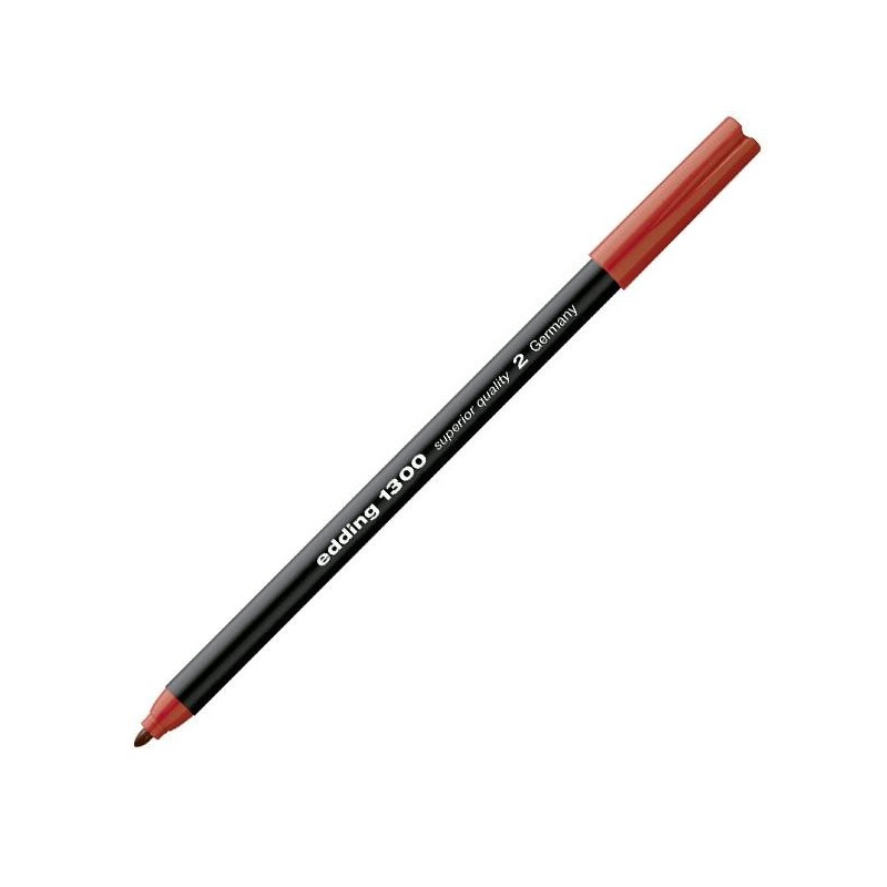 Rotulador edding 1300 - Trazo 2 mm - Color rojo