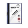 Dosier con clip Durable Duraclip - PVC - A4 - 30 hojas - Color azul