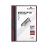 Dosier con clip Durable Duraclip - PVC - A4 - 30 hojas - Color morado