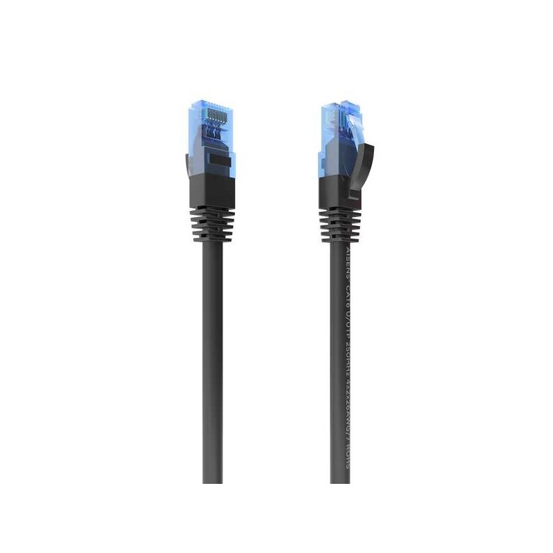 Aisens Cable de Red Latiguillo RJ45 Cat.6 UTP AWG26 CCA - 10m - Color Negro