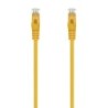 Aisens Cable de Red Latiguillo RJ45 LSZH Cat.6A 500 MHZ UTP AWG24 - 3m - Libre de Halogenos - 10 Gigabit/s - Color Amarillo