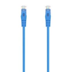 Aisens Cable de Red Latiguillo RJ45 LSZH Cat.6A 500 MHZ UTP AWG24 - 0.25m - Libre de Halogenos - 10 Gigabit/s - Color Azul