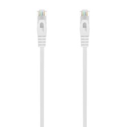 Aisens Cable de Red Latiguillo RJ45 LSZH Cat.6A 500 MHZ UTP AWG24 - 2m - Libre de Halogenos - 10 Gigabit/s - Color Blanco
