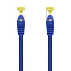 Aisens Cable de Red Latiguillo RJ45 LSZH Cat.7 600 MHz S/FTP PIMF AWG26 - 25cm - Color Azul