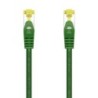 Aisens Cable de Red Latiguillo RJ45 LSZH Cat.7 600 MHz S/FTP PIMF AWG26 - 25cm - Color Verde