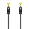 Aisens Cable de Red Latiguillo RJ45 LSZH Cat.7 600 MHz S/FTP PIMF AWG26 - 25cm - Color Negro
