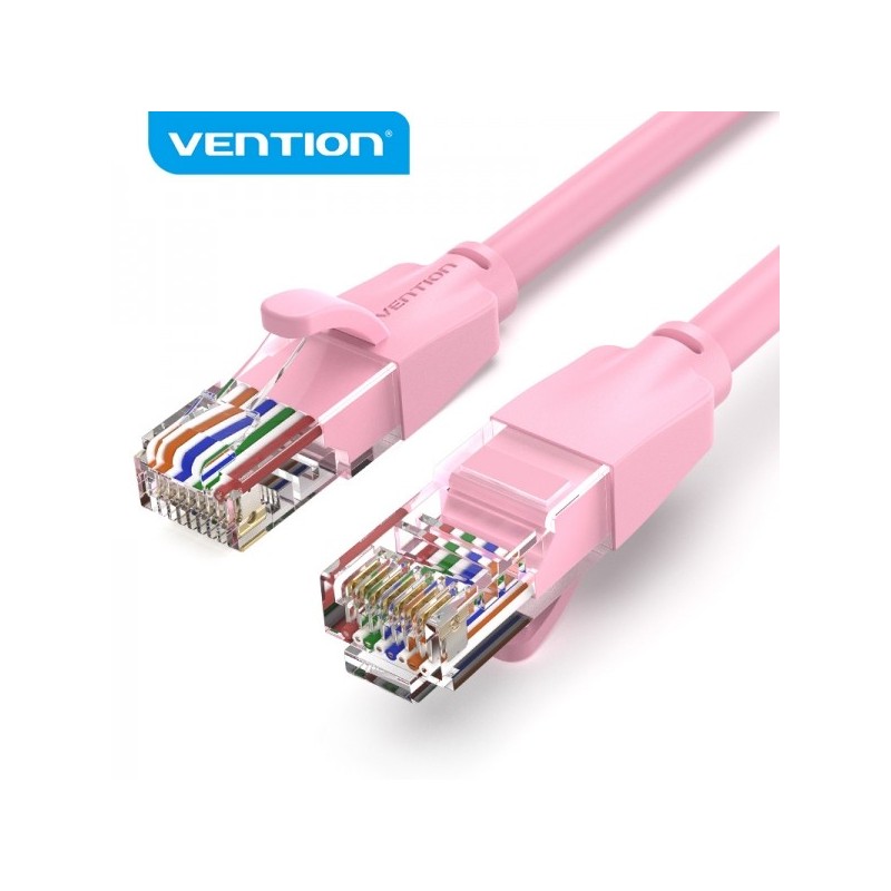 Vention Cable de Red RJ45 UTP Cat.6 - 1m - Color Rosa