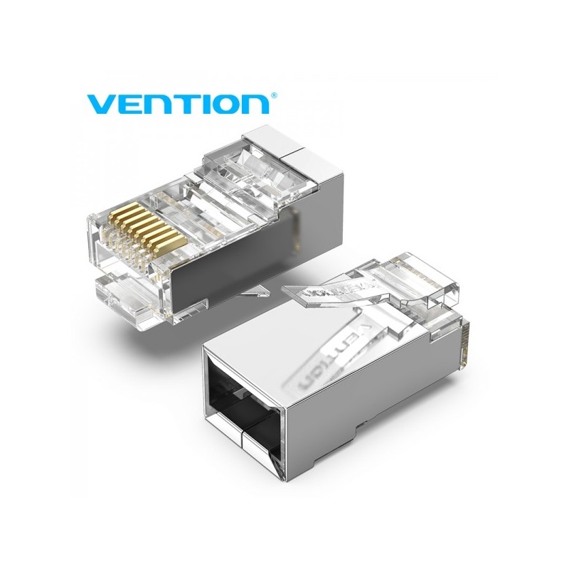 Vention Pack de 100 Conectores de Red FTP RJ45 Cat.6