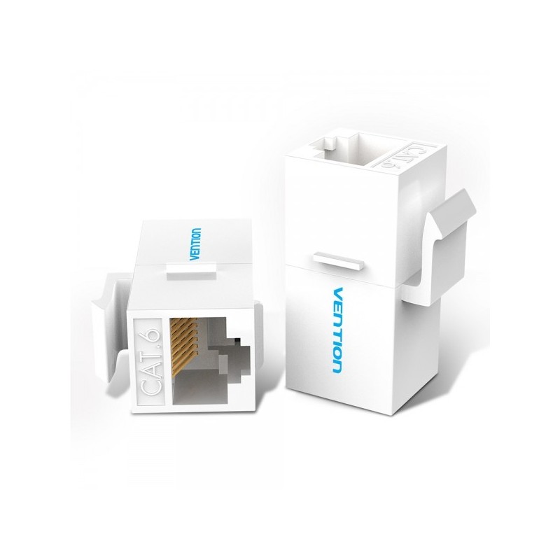 Vention Pack de 5 Conectores de Red UTP RJ45 Cat6 - Color Blanco