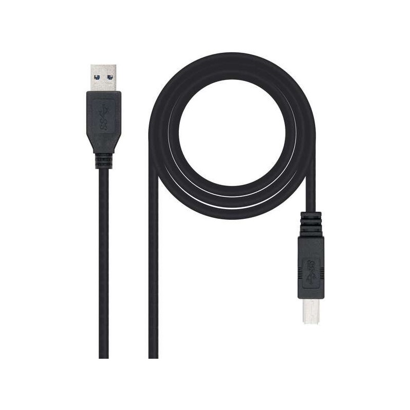 Nanocable Cable de Impresora USB-A 3.0 Macho a USB-B Macho 2m
