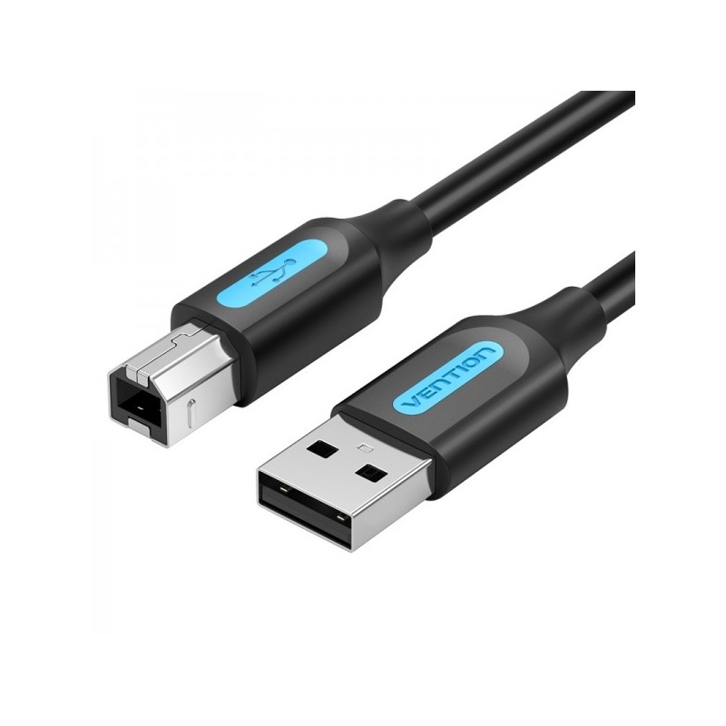 Vention Cable Impresora USB 2.0 Macho a USB-B Macho - 5m - Color Negro