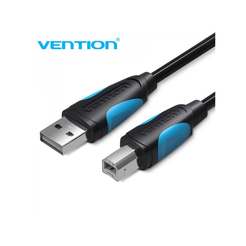 Vention Cable USB 2.0 Macho a USB-B Macho para Impresora - 1.5m - 480mbps - Color Negro