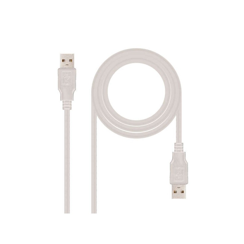 Nanocable Cable USB-A 2.0 Macho a USB-A Macho 3m