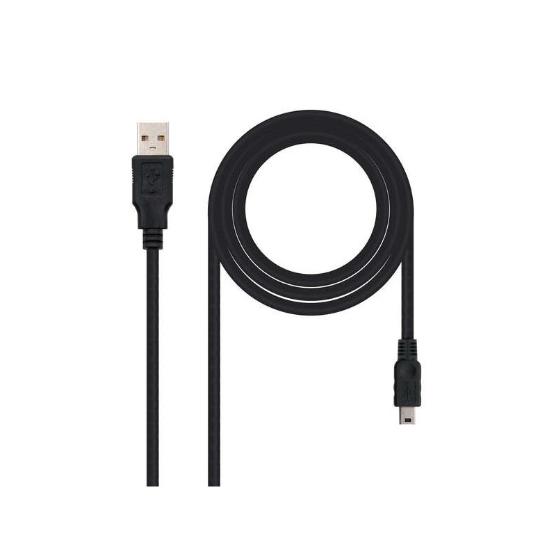 Nanocable Cable USB-A 2.0 Macho a Mini-USB Macho 0.50m