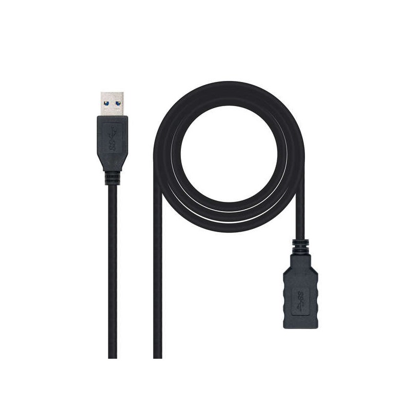 Nanocable Cable USB-A 3.0 Macho a USB-A Hembra 3m