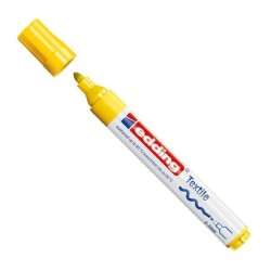 Marcador permanente especial tela edding 4500 - Trazo 3 mm - Color amarillo
