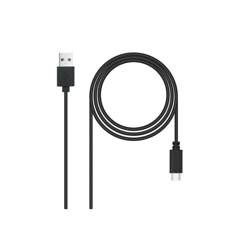 Nanocable Cable USB 2.0 3A USB-C Macho a USB-A Macho 3m