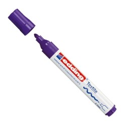 Marcador permanente especial tela edding 4500 - Trazo 3 mm - Color violeta